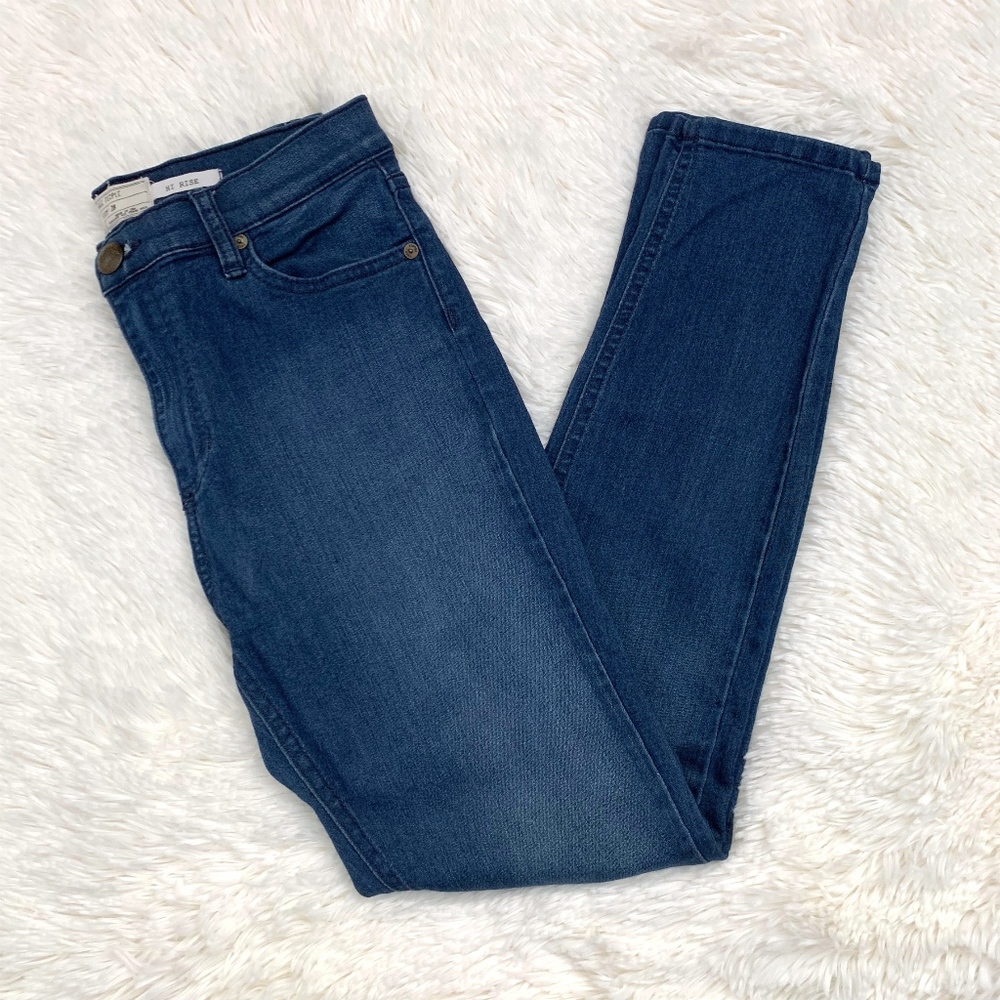 Free People Hi Rise Skinny Jeans Size 28